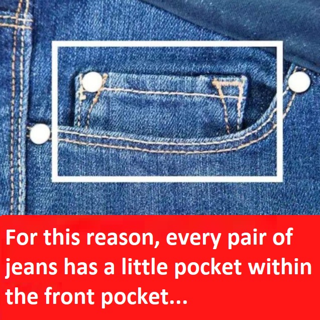 For this reason, every pair of jeans has a little pocket within the ...